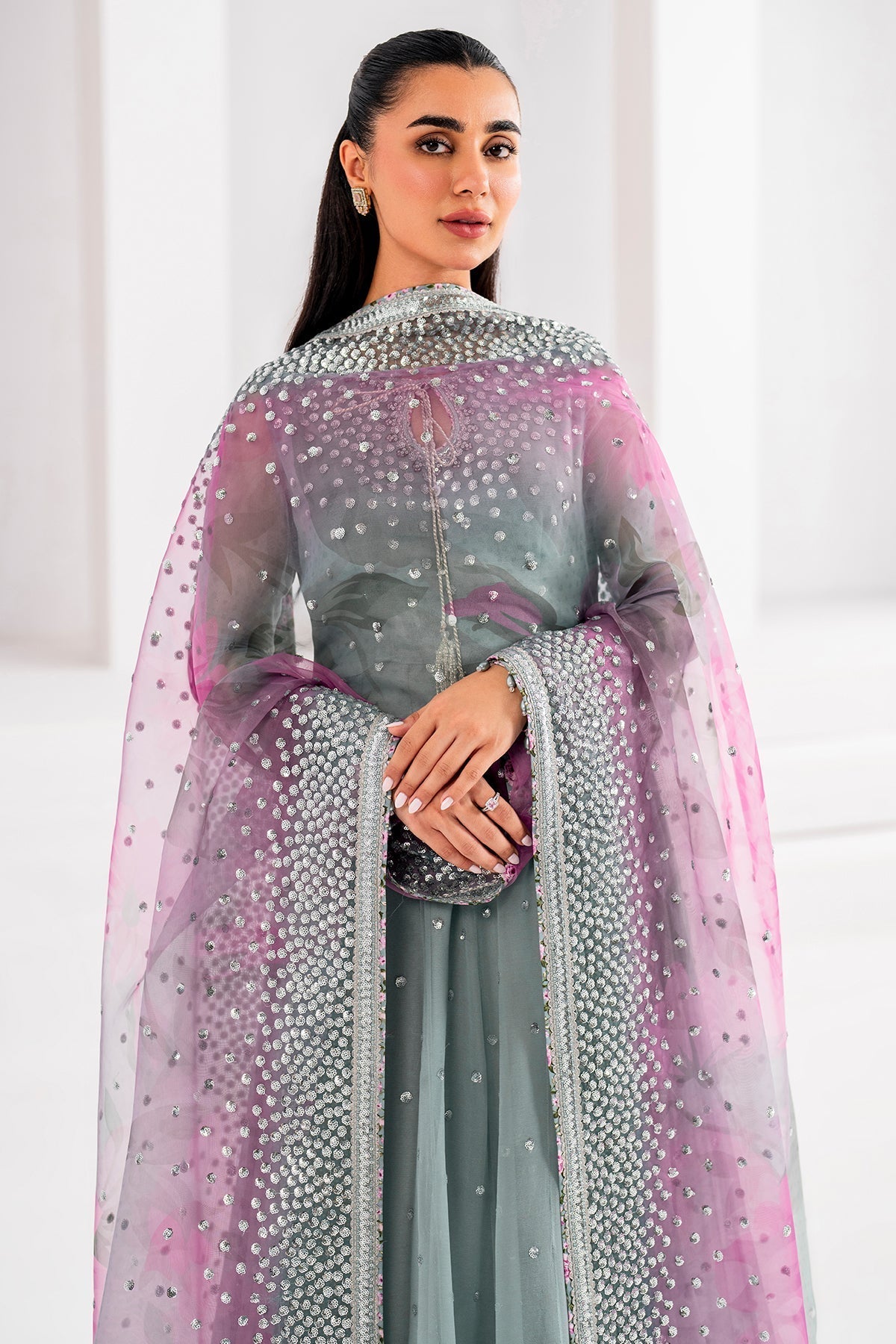 Embroidered Chiffon By Jazmin - UNSTITCHED