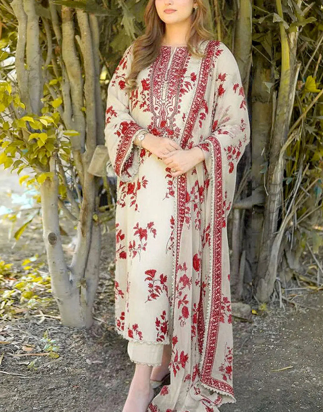 Aneelas Lawn Collection - 3 Piece Unstitched