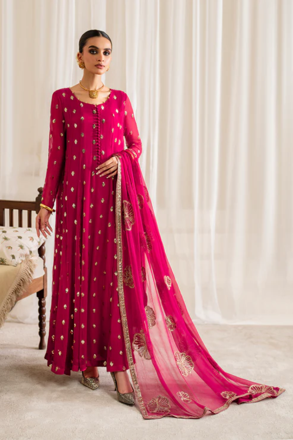Embroidered Chiffon | IZNIK - 3 Piece Unstitched