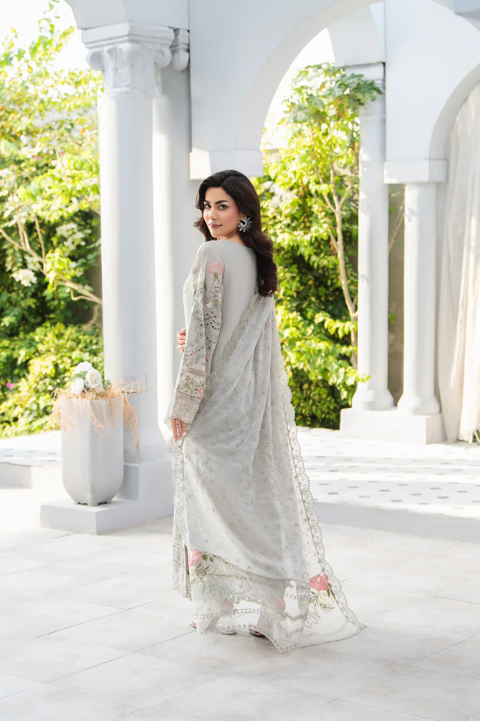 Embroidered Luxury Lawn Karma - 3 Piece Unstitched